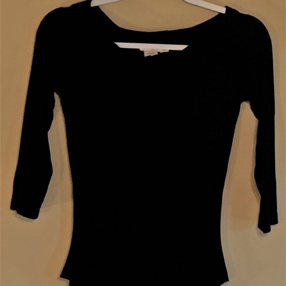 Yuka Black Super Soft Top, Made in France, T2